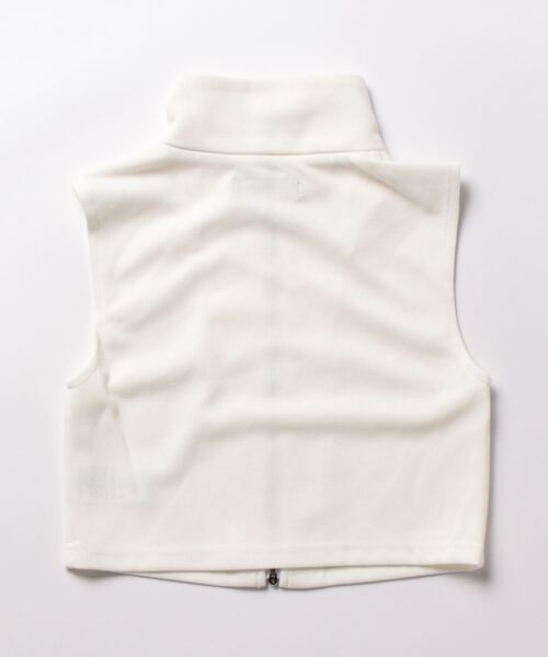 ENVYM（アンビー）の「Wジップトップス（Tシャツ/カットソー・レディース・ブラック/ホワイト・FREE）」の5枚目の写真