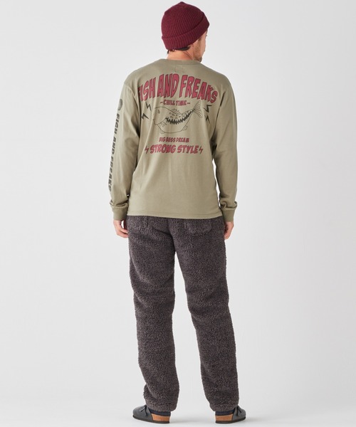 KRIFF MAYER(クリフメイヤー)の「チルタイムロンT(釣り)(Tシャツ/カットソー・メンズ・オフホワイト/レンガ/ネイビー/ブラック/イエロー/セージグリーン・LARGE/X-LARGE/MEDIUM)」の21枚目の写真