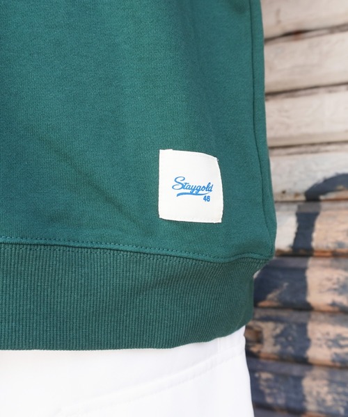 STAY GOLD(ステイゴールド)の「【STAYGOLD】ワッペン刺繍 スウェット ビッグベスト / Embroidered patch Sweatshirt Big vest(ベスト・メンズ・ホワイト系/グリーン/スミクロ/イエロー・FREE)」の9枚目の写真