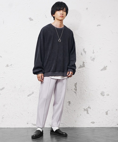 MinoriTY】さらさら素材きれいめチノパンツ テーパードパンツ