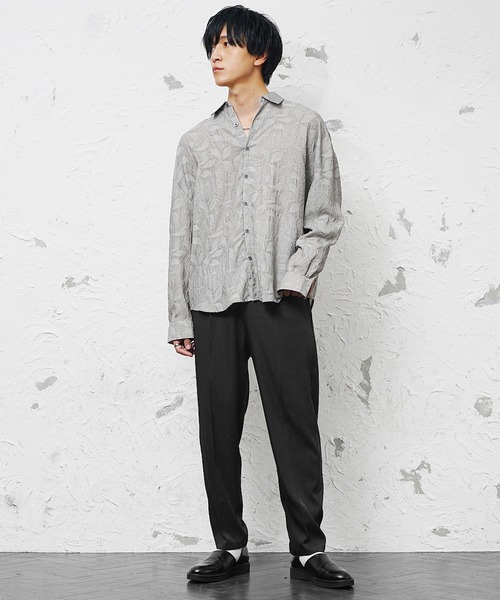 MinoriTY（マイノリティ）の「【MinoriTY】さらさら素材きれいめチノパンツ テーパードパンツ スラックス ワイドパンツ センタープレス メンズ 秋服（チノパンツ・メンズ・キナリ/グリーン/ブラック/ベージュ・M/L/S）」の20枚目の写真