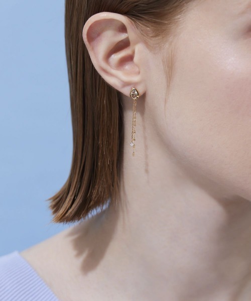 CANAL ４℃（カナルヨンドシー）の「【Summer Collection】シルバー ピアスチャームセット（ピアス（両耳用）・レディース・イエローゴールド・FREE）」の7枚目の写真