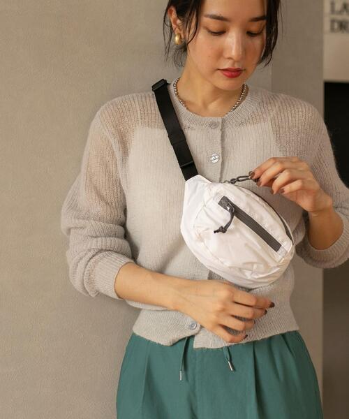 coen（コーエン）の「ナイロンリップストップウエストバッグ（ボディバッグ/ウエストポーチ・レディース・ホワイト/ブラック/ライトブルー・FREE）」の16枚目の写真