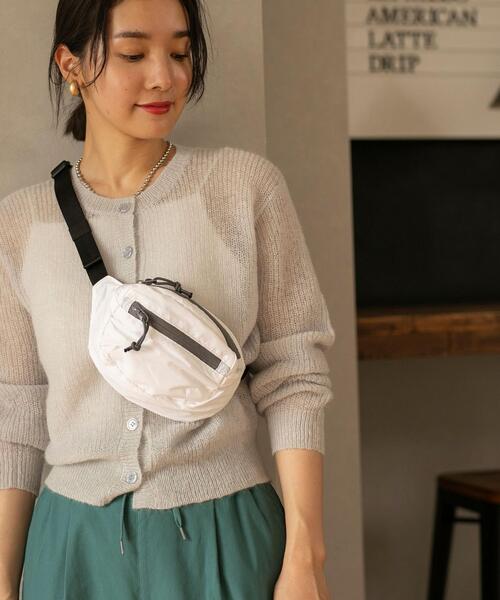 coen（コーエン）の「ナイロンリップストップウエストバッグ（ボディバッグ/ウエストポーチ・レディース・ホワイト/ブラック/ライトブルー・FREE）」の19枚目の写真