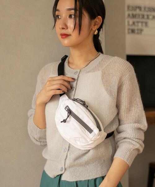 coen（コーエン）の「ナイロンリップストップウエストバッグ（ボディバッグ/ウエストポーチ・レディース・ホワイト/ブラック/ライトブルー・FREE）」の10枚目の写真