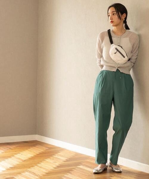 coen（コーエン）の「ナイロンリップストップウエストバッグ（ボディバッグ/ウエストポーチ・レディース・ホワイト/ブラック/ライトブルー・FREE）」の8枚目の写真