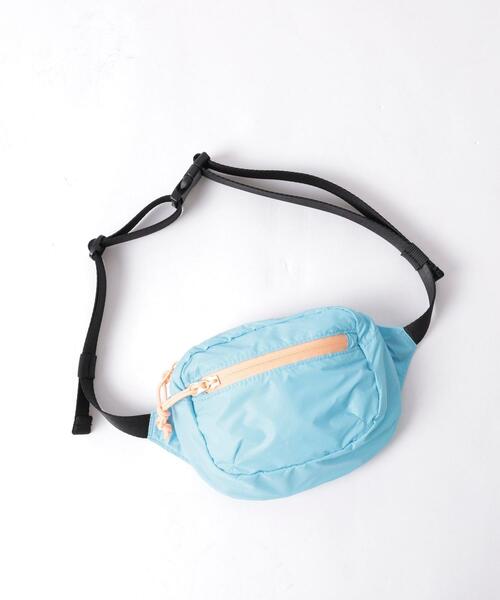 coen（コーエン）の「ナイロンリップストップウエストバッグ（ボディバッグ/ウエストポーチ・レディース・ホワイト/ブラック/ライトブルー・FREE）」の13枚目の写真