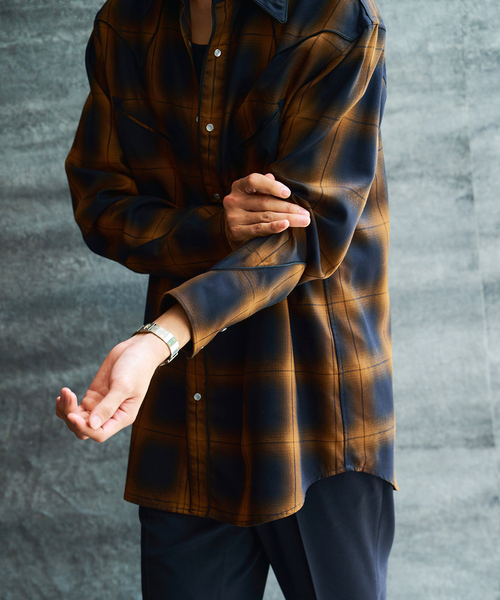 EDIFICE（エディフィス）の「オンブレチェック ウエスタンシャツ（シャツ/ブラウス・メンズ・その他4/その他6・MEDIUM/LARGE）」の7枚目の写真