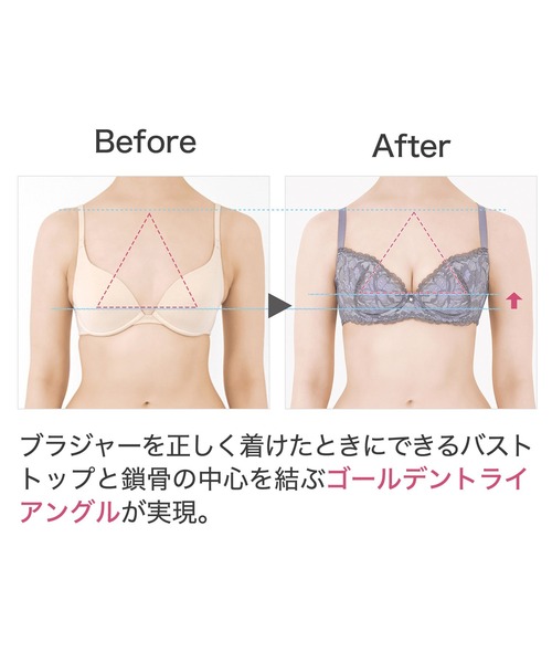 BRADELIS NEWYORK(ブラデリスニューヨーク)の「ジャスミンステップ1ブラ23A1 ブラデリス 育乳補整 補正下着(ブラジャー・レディース・グレー/イエロー/オレンジ・C70/D70/B70/B75/C65/C75/D65/D75/E65/E70/E75/F65/F70/F75)」の9枚目の写真
