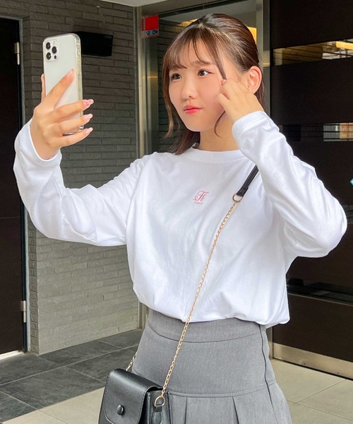 frunco（フランコ）の「Ff logo long Tshirt（Tシャツ/カットソー・レディース・C/D/A/B・FREE）」の11枚目の写真