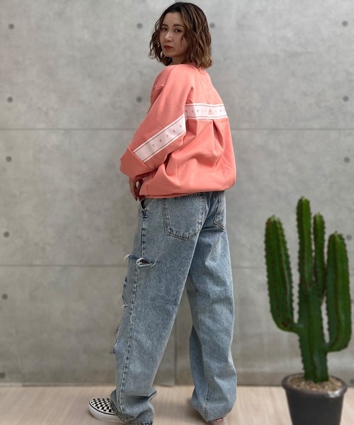 adidas（アディダス）の「adidas/アディダス トレーナー ロゴ ルーズ