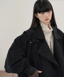 Aphlotus | カットオフデザイン モーターサイクル タイロッケン ロングコート(トレンチコート)