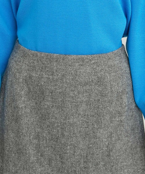 ROPE' PICNIC(ロペピクニック)の「【CM着用商品】ジャージメルトンミニ丈マーメイドスカート(スカート・レディース・ベージュ/チャコールグレー/ブラック・36/38)」の19枚目の写真