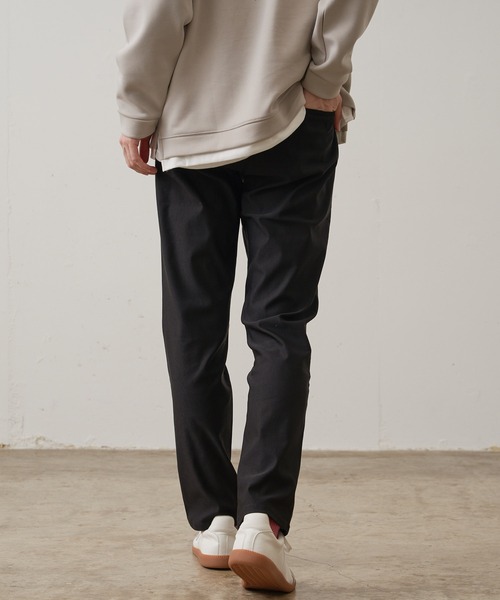 【BLUE STANDARD/ブルースタンダード】極ストレッチ スーパーストレッチ スリムテーパード トラウザー 美脚パンツ ビジカジ（その他パンツ）｜Blue Standard （ブルースタンダード）