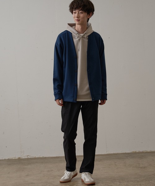 【BLUE STANDARD/ブルースタンダード】極ストレッチ スーパーストレッチ スリムテーパード トラウザー 美脚パンツ ビジカジ（その他パンツ）｜Blue Standard （ブルースタンダード）