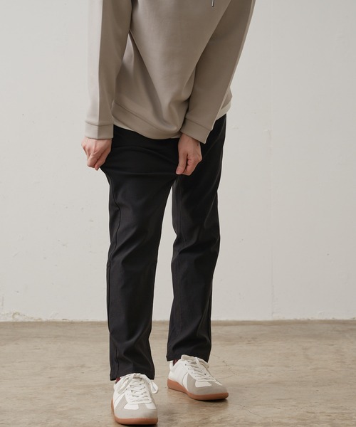 【BLUE STANDARD/ブルースタンダード】極ストレッチ スーパーストレッチ スリムテーパード トラウザー 美脚パンツ ビジカジ（その他パンツ）｜Blue Standard （ブルースタンダード）