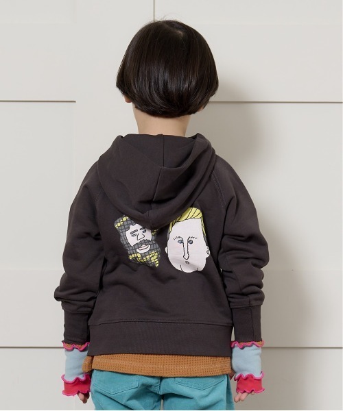 HOGAN RANCH WEAR（ホーガンランチウエア）の「マエウシロプリントパーカー/前後プリント（80～130cm）（パーカー・キッズ・ブラック/グレー/グリーン・110/95/90/100/130/120/80）」の12枚目の写真