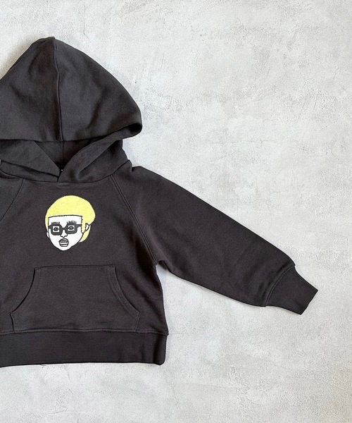 HOGAN RANCH WEAR（ホーガンランチウエア）の「マエウシロプリントパーカー/前後プリント（80～130cm）（パーカー・キッズ・ブラック/グレー/グリーン・110/95/90/100/130/120/80）」の10枚目の写真