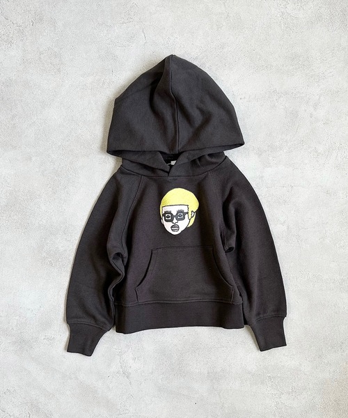 HOGAN RANCH WEAR（ホーガンランチウエア）の「マエウシロプリントパーカー/前後プリント（80～130cm）（パーカー・キッズ・ブラック/グレー/グリーン・110/95/90/100/130/120/80）」の4枚目の写真