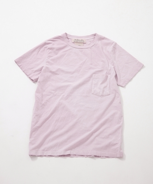 REMI RELIEF（レミレリーフ）の「REMI RELIEF × AMERICAN RAG CIE 別注 ヴィンテージ加工Tシャツ/108-RRE-RN15173229RC（Tシャツ/カットソー・メンズ・オフホワイト/ネイビー/バーガンディー/ブラック/ピンク/グリーン系その他/マスタード/パープル・SMALL/LARGE/MEDIUM/XX-LARGE/S/M/L）」の7枚目の写真