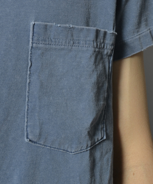 REMI RELIEF（レミレリーフ）の「REMI RELIEF × AMERICAN RAG CIE 別注 ヴィンテージ加工Tシャツ/108-RRE-RN15173229RC（Tシャツ/カットソー・メンズ・オフホワイト/ネイビー/バーガンディー/ブラック/ピンク/グリーン系その他/マスタード/パープル・SMALL/LARGE/MEDIUM/XX-LARGE/S/M/L）」の14枚目の写真