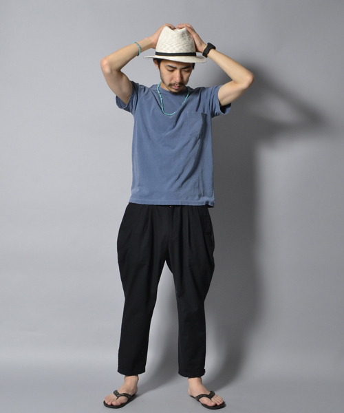 REMI RELIEF（レミレリーフ）の「REMI RELIEF × AMERICAN RAG CIE 別注 ヴィンテージ加工Tシャツ/108-RRE-RN15173229RC（Tシャツ/カットソー・メンズ・オフホワイト/ネイビー/バーガンディー/ブラック/ピンク/グリーン系その他/マスタード/パープル・SMALL/LARGE/MEDIUM/XX-LARGE/S/M/L）」の17枚目の写真