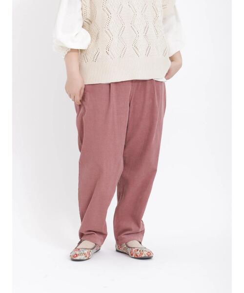 Samansa Mos2(サマンサ モスモス)の「コーデュロイテーパードパンツ(その他パンツ・レディース・ベージュ/ダークブラウン/グリーン/ピンク・F)」の5枚目の写真