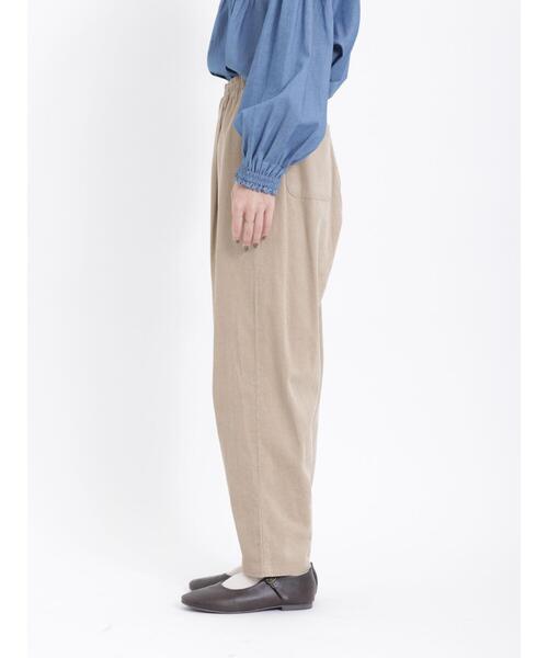 Samansa Mos2(サマンサ モスモス)の「コーデュロイテーパードパンツ(その他パンツ・レディース・ベージュ/ダークブラウン/グリーン/ピンク・F)」の20枚目の写真