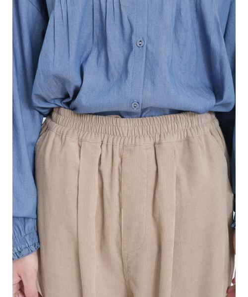 Samansa Mos2(サマンサ モスモス)の「コーデュロイテーパードパンツ(その他パンツ・レディース・ベージュ/ダークブラウン/グリーン/ピンク・F)」の22枚目の写真