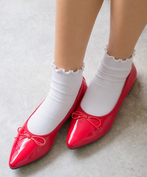 ems excite（エムズエキサイト）の「バレエシューズ（バレエシューズ・レディース・レッド/ゴールド/シルバー/ブラック・LARGE/MEDIUM）」の3枚目の写真