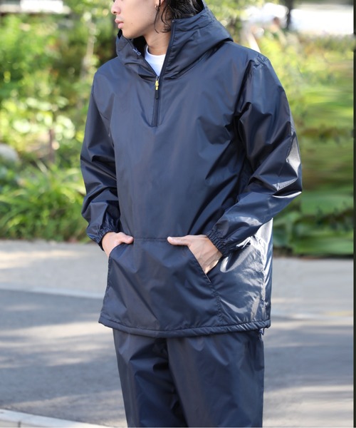 セール】【FORECAST】中綿アノラックハーフジップパーカー マウンテン