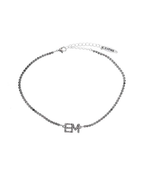 EATME（イートミー）の「EMラインストーンチョーカー（ピアス（両耳用）・レディース・シルバー・FREE）」の7枚目の写真