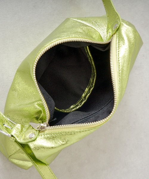 CIAOPANIC（チャオパニック）の「２WAYシャイニーワンハンドルバッグ（ハンドバッグ・レディース・グリーン/シルバー・FREE）」の13枚目の写真