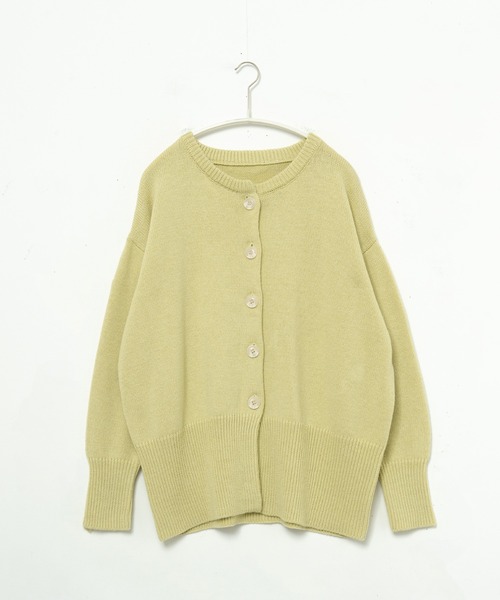 for/c（フォーシー）の「ウール混ロングリブニットカーディガン【サスティナブル】（カーディガン/ボレロ・レディース・ブラック/アイボリー/イエロー/ブラウン/グレー/ブルー・M/L/LL）」の21枚目の写真