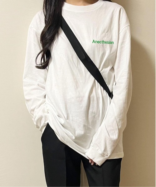 cuorequal(クオレコール)の「胸元英字ロゴロンT(Tシャツ/カットソー・レディース・B/A・LARGE/MEDIUM)」の1枚目の写真