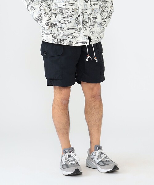 sage de cret（サージュデクレ）の「sage de cret × BEAMS PLUS / 別注 Canadian Army 2way Shorts（その他パンツ・メンズ・オリーブ/ネイビー/ダークブラウン・XL/L/M/S）」の22枚目の写真