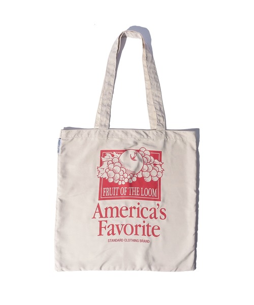 FRUIT OF THE LOOM（フルーツオブザルーム）の「【FRUIT OF THE LOOM】GRAPHIC TOTE BAG/トートバッグ（トートバッグ・メンズ・ピンク/ラベンダー/アイボリー/ミント/イエロー・FREE）」の13枚目の写真