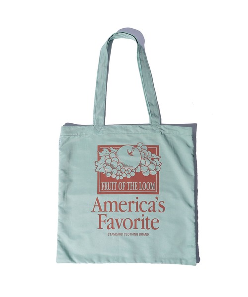 FRUIT OF THE LOOM（フルーツオブザルーム）の「【FRUIT OF THE LOOM】GRAPHIC TOTE BAG/トートバッグ（トートバッグ・メンズ・ピンク/ラベンダー/アイボリー/ミント/イエロー・FREE）」の14枚目の写真