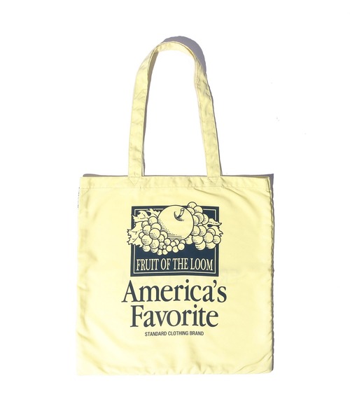 FRUIT OF THE LOOM（フルーツオブザルーム）の「【FRUIT OF THE LOOM】GRAPHIC TOTE BAG/トートバッグ（トートバッグ・メンズ・ピンク/ラベンダー/アイボリー/ミント/イエロー・FREE）」の16枚目の写真