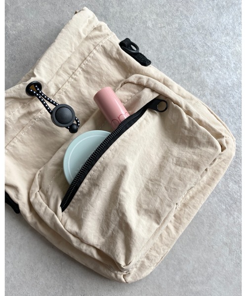 She's Closet(シーズクローゼット)の「マイクロミニ斜めがけショルダーバッグ/スマホミニポシェット(ショルダーバッグ・レディース・アイボリー/カーキ/ブラック/ベージュ・FREE)」の17枚目の写真