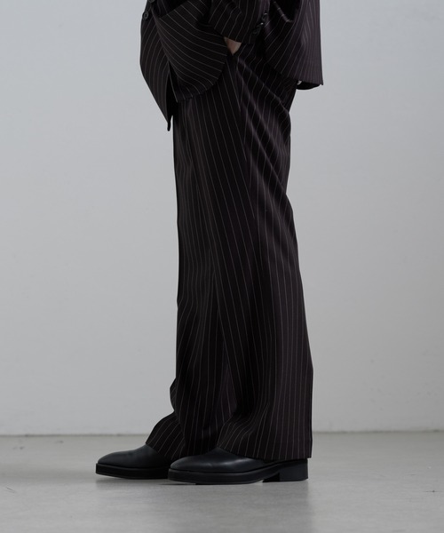 Lui's(ルイス)の「ストライプストレートパンツ(その他パンツ・メンズ・グレー/ブラック・S/M)」の5枚目の写真