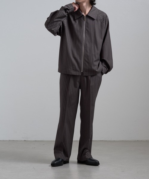 Lui's(ルイス)の「ストライプストレートパンツ(その他パンツ・メンズ・グレー/ブラック・S/M)」の15枚目の写真