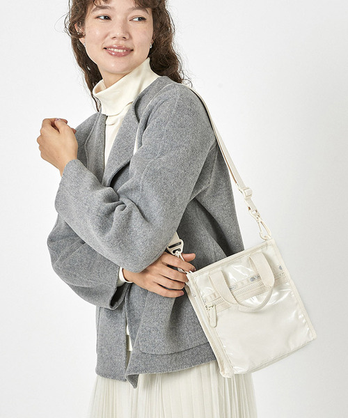 国内完売○LeSportsac○MINI N/S TOTEパールシャイン