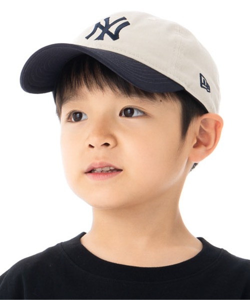 NEW ERA(ニューエラ)の「ニューエラキッズ キャップ 9TWENTY MLB2トーン(キャップ・キッズ・ストーン/ホワイト系その他2/ホワイト系その他・52-56cm)」の1枚目の写真