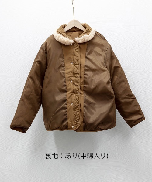 Miniministore（ミニミニストア）の「中綿キルティングジャケット 韓国アウター（ダウンジャケット/コート・レディース・ブラウン/ブラック/アイボリー・フリー）」の20枚目の写真