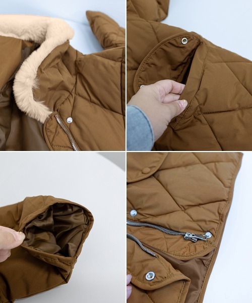 セール】中綿キルティングジャケット 韓国アウター（ダウン