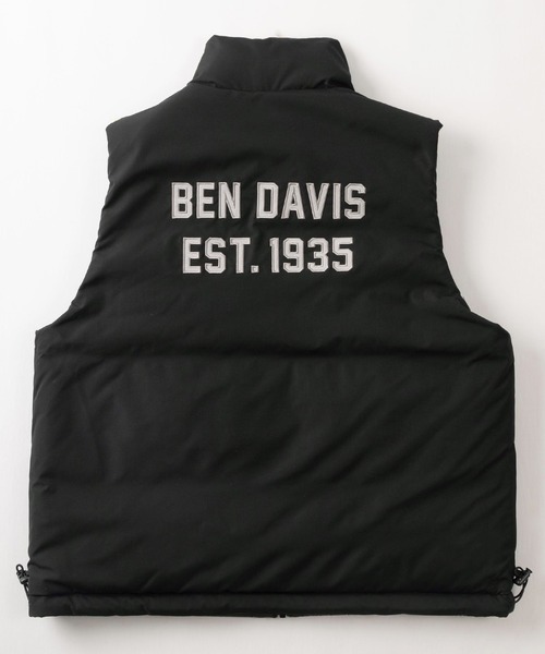 BEN DAVIS(ベンデイビス)の「【BEN DAVIS/ベンデイビス】ブランドネームワンポイント刺繍&BIGワッペンデザイン リバーシブル パファーベスト/REVERSIBLE PUFFER VEST(ダウンベスト・メンズ・ブラック/グレー/ブルー・M/L/XL)」の22枚目の写真