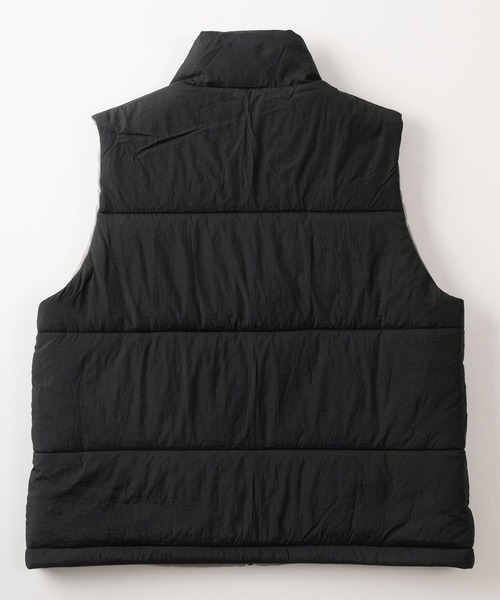 BEN DAVIS(ベンデイビス)の「【BEN DAVIS/ベンデイビス】ブランドネームワンポイント刺繍&BIGワッペンデザイン リバーシブル パファーベスト/REVERSIBLE PUFFER VEST(ダウンベスト・メンズ・ブラック/グレー/ブルー・M/L/XL)」の6枚目の写真