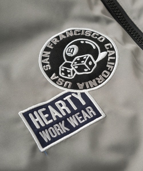 BEN DAVIS(ベンデイビス)の「【BEN DAVIS/ベンデイビス】ブランドネームワンポイント刺繍&BIGワッペンデザイン リバーシブル パファーベスト/REVERSIBLE PUFFER VEST(ダウンベスト・メンズ・ブラック/グレー/ブルー・M/L/XL)」の20枚目の写真