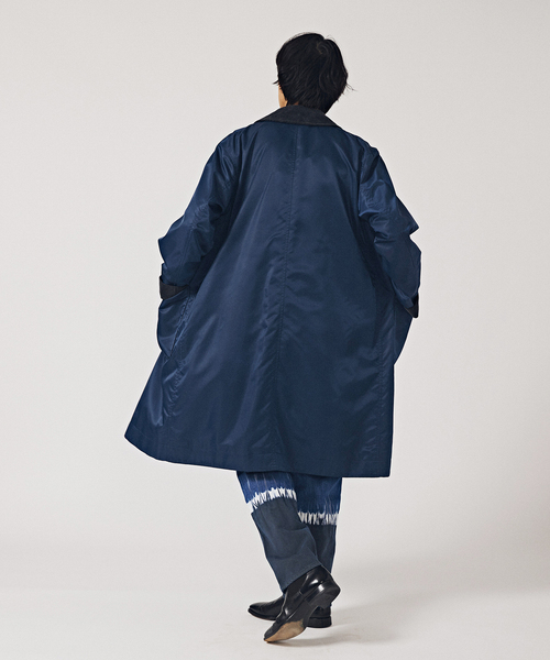 EDIFICE LA BOUCLE（エディフィスラブークル）の「【LA BOUCLE / ラブークル】5ポケット デニム (ブリーチ&ダイ)（デニムパンツ・メンズ・ネイビー・1/2）」の3枚目の写真